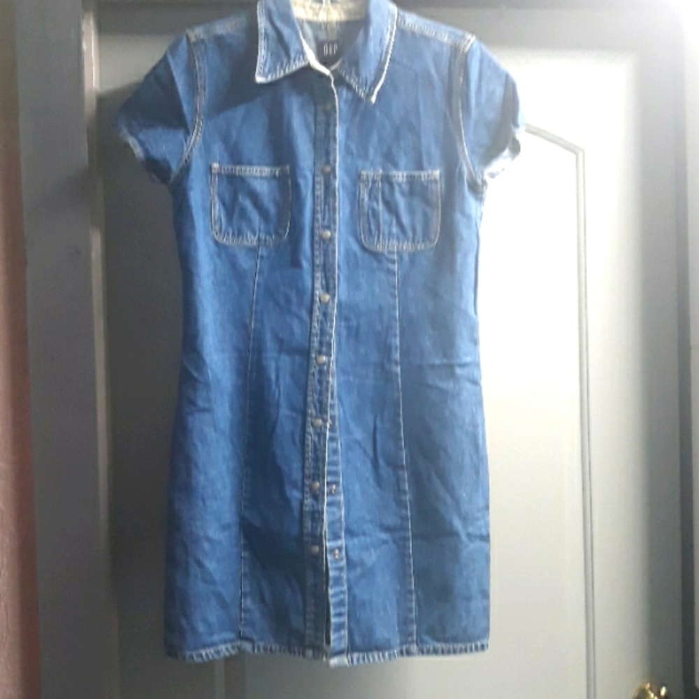 Girls Gap denim dress sz 14